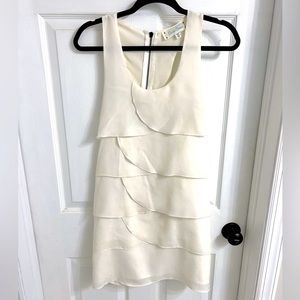 Criss Cross White Dress- Bride, Bridal, Bachelorette